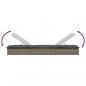 Preview: Sonnenliegen 2 Stk. mit Tisch Grau Poly Rattan