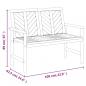 Preview: 2-tlg. Garten-Lounge-Set Massivholz Akazie