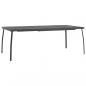 Preview: Gartentisch Anthrazit 200x100x72 cm Stahlgitter