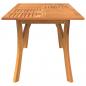 Preview: Gartentisch 200x90x75 cm Massivholz Akazie
