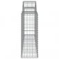 Preview: Gabionen mit Hochbogen 13 Stk. 200x30x80/100cm Verzinktes Eisen