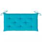 Preview: Gartenbank-Auflage Türkis 100x50x7 cm Oxford-Gewebe
