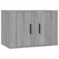 Preview: 5-tlg. TV-Schrank-Set Grau Sonoma Holzwerkstoff