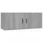 Preview: 6-tlg. TV-Schrank-Set Grau Sonoma Holzwerkstoff