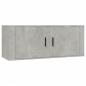 Preview: 7-tlg. TV-Schrank-Set Betongrau Holzwerkstoff