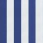 Preview: Stuhlkissen 4Stk. Blau & Weiß Gestreift 50x50x7cm Oxford-Gewebe