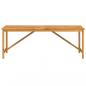Preview: Garten-Esstisch 200x90x74 cm Massivholz Akazie