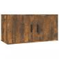 Preview: TV-Wandschränke 2 Stk. Räuchereiche 80x34,5x40 cm
