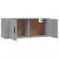 Preview: TV-Wandschränke 2 Stk. Grau Sonoma 100x34,5x40 cm