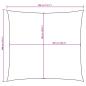 Preview: Sonnensegel Oxford-Gewebe Quadratisch 3x3 m Rot