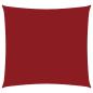 Preview: Sonnensegel Oxford-Gewebe Quadratisch 3x3 m Rot