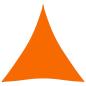 Preview: ARDEBO.de - Sonnensegel Oxford-Gewebe Dreieckig 3,6x3,6x3,6 m Orange