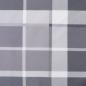 Preview: Palettenkissen Grau Kariert 70x40x12 cm Stoff