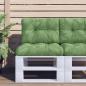 Preview: ARDEBO.de - Palettenkissen Blattmuster 60x40x12 cm Stoff