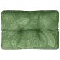 Preview: Palettenkissen Blattmuster 60x40x12 cm Stoff