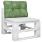 Preview: Palettenkissen Blattmuster 60x40x12 cm Stoff