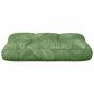 Preview: Palettenkissen Blattmuster 60x40x12 cm Stoff