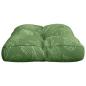 Preview: Palettenkissen Blattmuster 60x40x12 cm Stoff