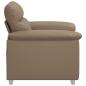 Preview: Sessel Cappuccino-Braun 60 cm Kunstleder