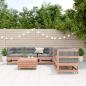 Preview: ARDEBO.de - 6-tlg. Garten-Lounge-Set mit Kissen Massivholz Douglasie