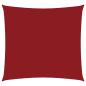 Preview: Sonnensegel Oxford-Gewebe Quadratisch 2,5x2,5 m Rot