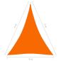 Preview: Sonnensegel Oxford-Gewebe Dreieckig 4x5x5 m Orange