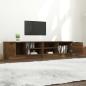 Preview: TV-Schränke 2Stk. Braun Eichen-Optik 80x35x36,5cm Holzwerkstoff