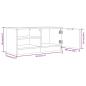 Preview: TV-Schränke 2Stk. Braun Eichen-Optik 80x35x36,5cm Holzwerkstoff