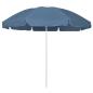 Preview: ARDEBO.de - Strandschirm Blau 240 cm
