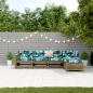 Preview: ARDEBO.de - 5-tlg. Garten-Lounge-Set mit Kissen Imprägniertes Kiefernholz