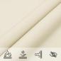 Preview: Sonnensegel Oxford-Gewebe Quadratisch 3x3 m Creme