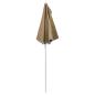 Preview: Halb-Sonnenschirm mit Mast 180x90 cm Taupe