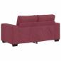 Preview: 2-Sitzer-Sofa Weinrot 120 cm Stoff