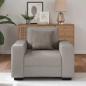 Preview: Sessel Taupe 60 cm Stoff