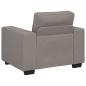 Preview: Sessel Taupe 60 cm Stoff