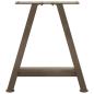 Preview: Couchtischbeine A-Form 2 Stk. 38x(42-43) cm Stahl
