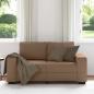 Preview: 2-Sitzer-Sofa Braun 120 cm Stoff