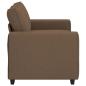 Preview: 2-Sitzer-Sofa Braun 120 cm Stoff