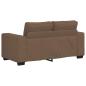 Preview: 2-Sitzer-Sofa Braun 120 cm Stoff