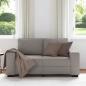 Preview: 2-Sitzer-Sofa Taupe 120 cm Stoff