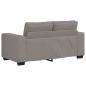 Preview: 2-Sitzer-Sofa Taupe 120 cm Stoff