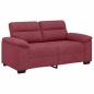 Preview: 2-Sitzer-Sofa Weinrot 120 cm Stoff