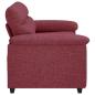 Preview: 2-Sitzer-Sofa Weinrot 120 cm Stoff