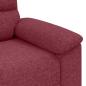 Preview: 2-Sitzer-Sofa Weinrot 120 cm Stoff
