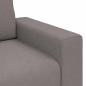 Preview: 2-tlg. Sofagarnitur mit Kissen Taupe Stoff