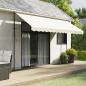 Preview: ARDEBO.de - Markisenvolant Creme Gestreift 4 m