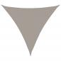 Preview: Sonnensegel 160 g/m² Dreieckig Hellgrau 5x5x5 m HDPE