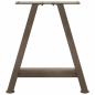 Preview: Couchtischbeine A-Form 2 Stk. 50x(42-43) cm Stahl