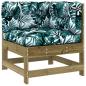 Preview: Ecksofa mit Kissen Kiefernholz Imprägniert