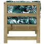Preview: Ecksofa mit Kissen Kiefernholz Imprägniert